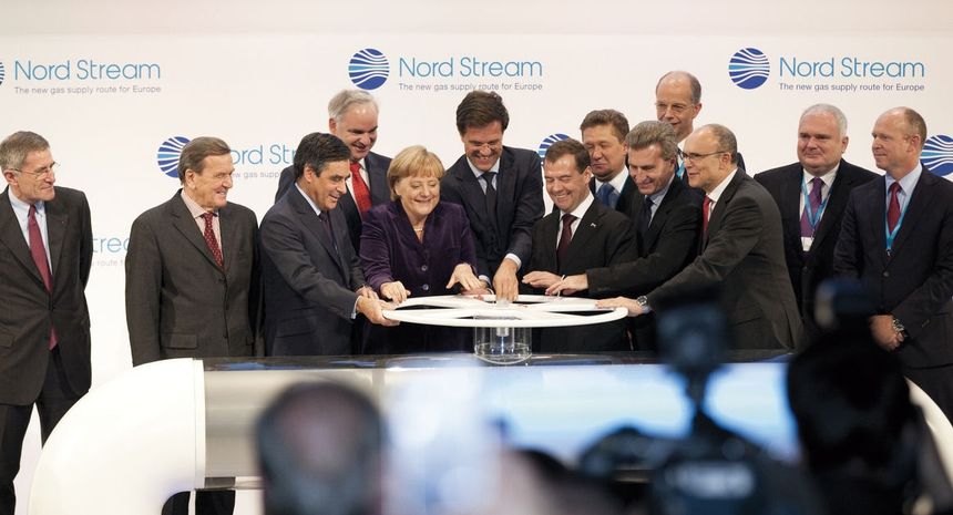 Otwarcie gazociągu. 2011 r. fot. Nord Stream AG