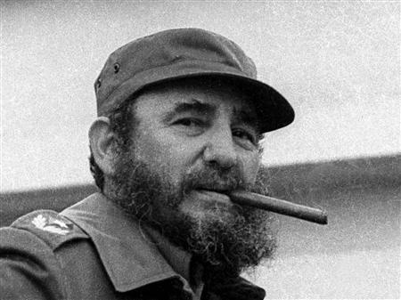 Taki wizerunek Fidela Castro pamiętać będzie świat, / Fot Google