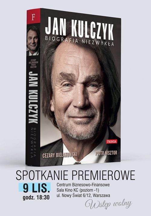 Premiera książki "Jan Kulczyk. Biografia niezwykła"