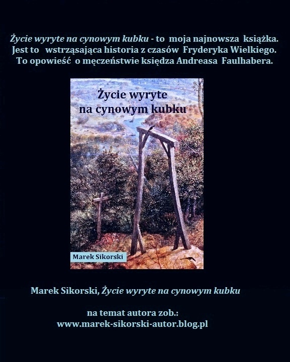 Marek Sikorski, "Życie wyryte na cynowym kubku" - książka o męczeństwie księdza Andreasa Faulhabera