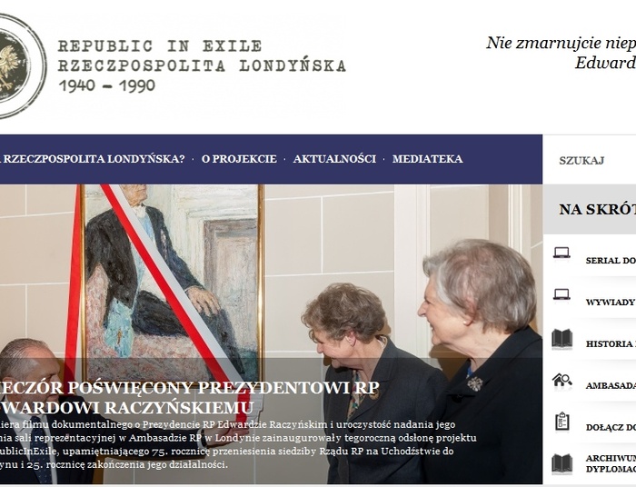 #RepublicInExile - serwis o polskim rządzie na uchodźstwie