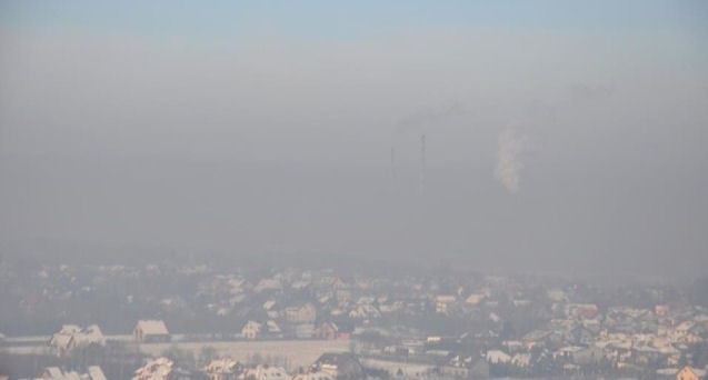 Smog nad Krakowem. Fot. UlaBanan56/ Wikipedia