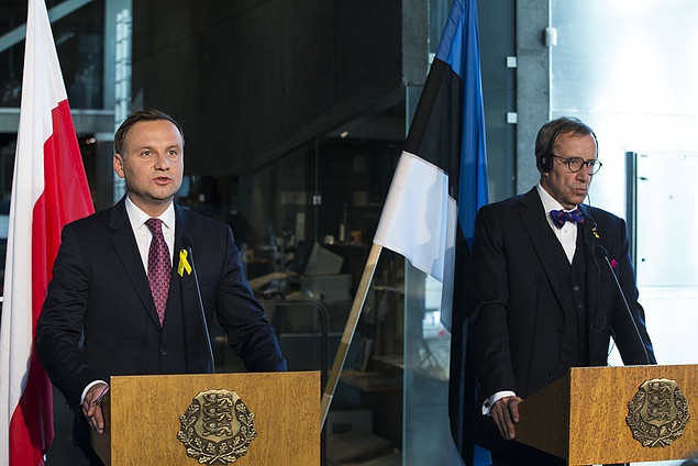 Prezydent Andrzej Duda z wizytą w Estonii. Fot. prezydent.pl